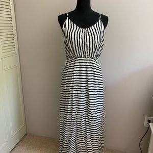 Striped maxi dress